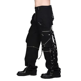 kalhoty gothic BLACK PISTOL Phat Eye 28